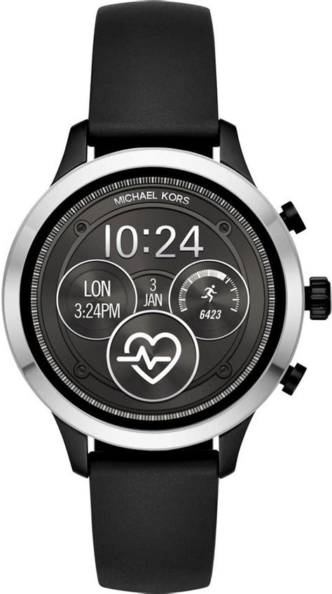 michael kors access runway gen 4 display smartwatch mkt5049|mk runway smartwatch.